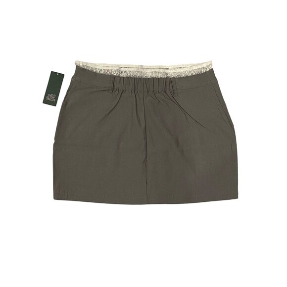 Wild Fable Womens Gray Lace Waist Mini Skirt Ankle Length Size M - Picture 3 of 3